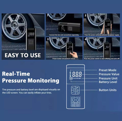 Portable Tire Inflator Pump